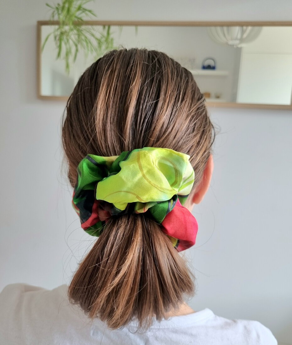 Hodvábne scrunchies - luxus pre vlasy