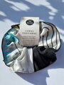 Hodvábna scrunchie - čierna