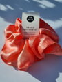 Hodvábna scrunchie - lososová