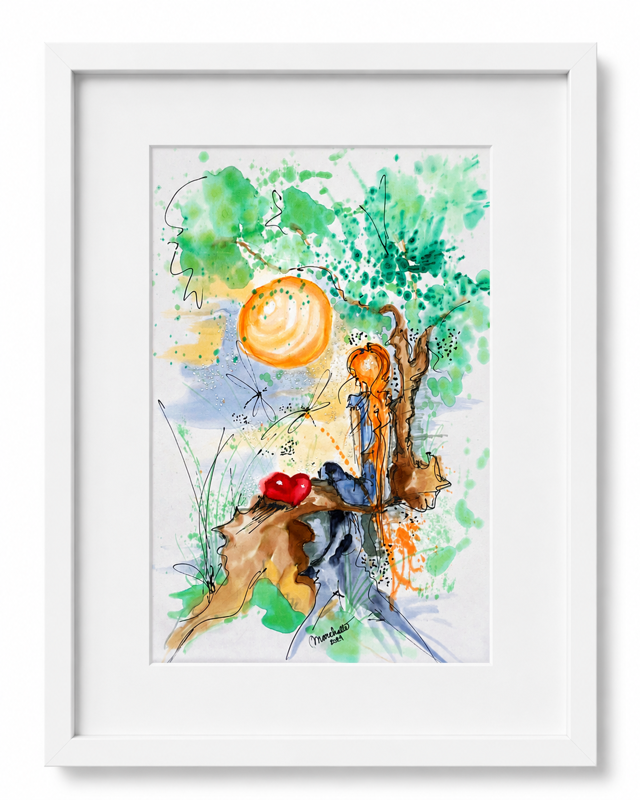 Nikdy nie si sám - fotoprint obrazu