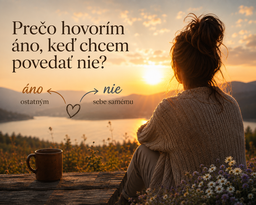 Žena stojí medzi rozhodnutím povedať áno druhým alebo zoostať verná sebe. Ilustrácia k článku o nastavovaní hraníc a sebaúcte.