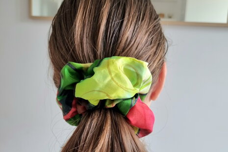 Hodvábne scrunchies - luxus pre vlasy